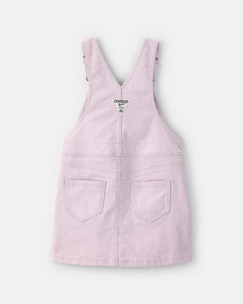 Toddler Girl Twill Skirtall - Purple