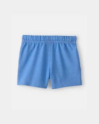 Baby Boy French Terry Shorts - Blue