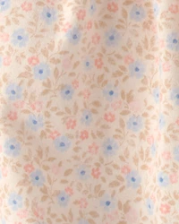 Baby Girl 2-Piece Floral French Terry Top & Skort Set - Cream