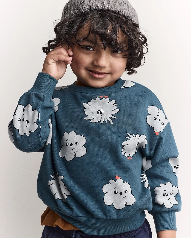 Toddler Squish Otter Sweatshirt™ - Deep Teal
