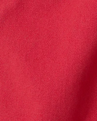 Baby Boy Solid Twill Pants  - Red