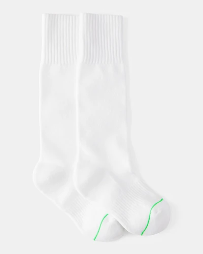Kid 1-Pack Soccer Socks - White