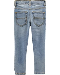Baby Sun Faded Light Wash Skinny-Leg Jeans