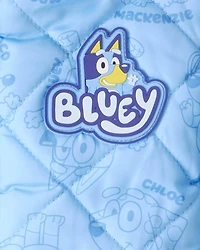 Toddler Bluey™ Hooded Heavyweight Winter Jacket - Blue