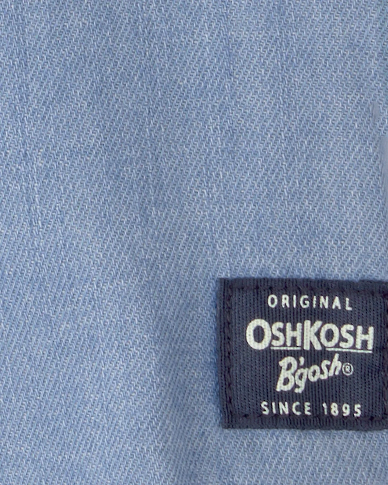 Toddler Boy Denim Button-Down Shirt - Blue