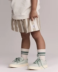 Toddler Boy City Park™ Shorts in Stripes - Khaki/Cream