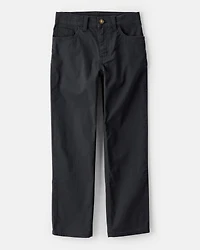 Boys Cotton Chino Pants - Black