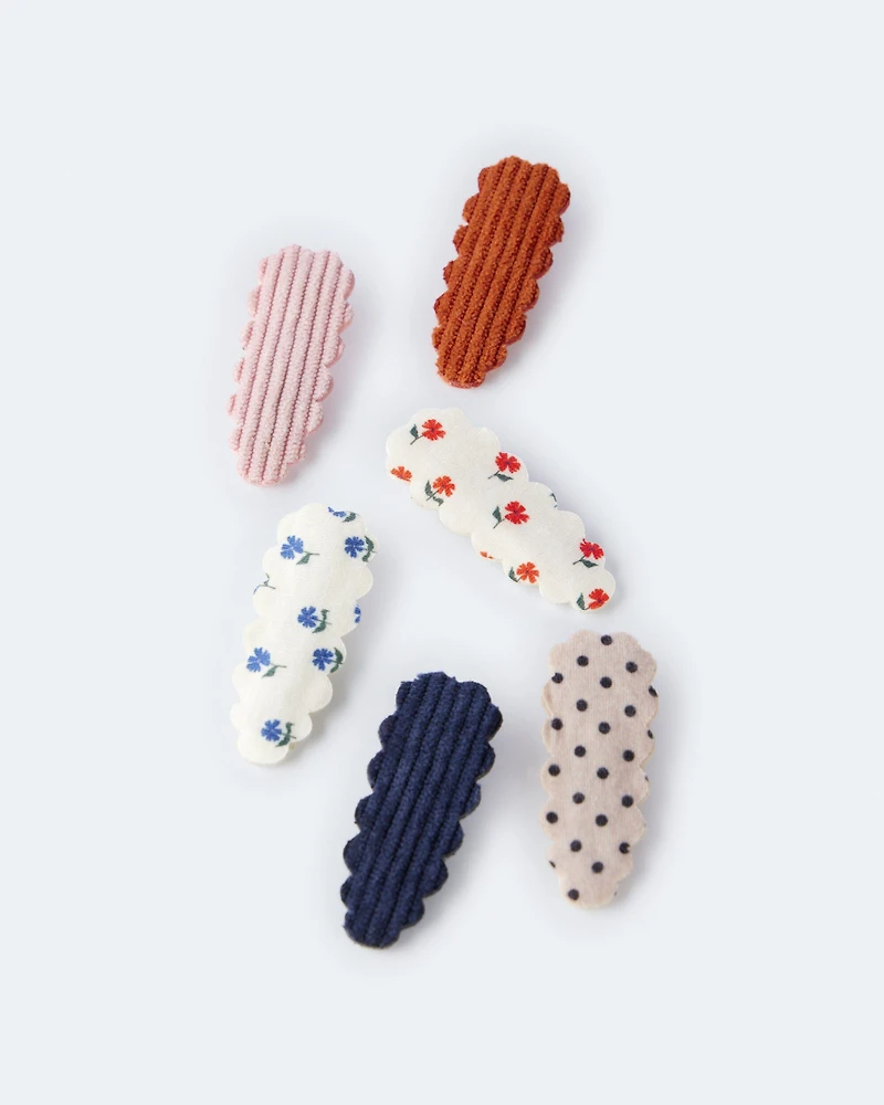 Toddler Girl 6-Pack Hairclips