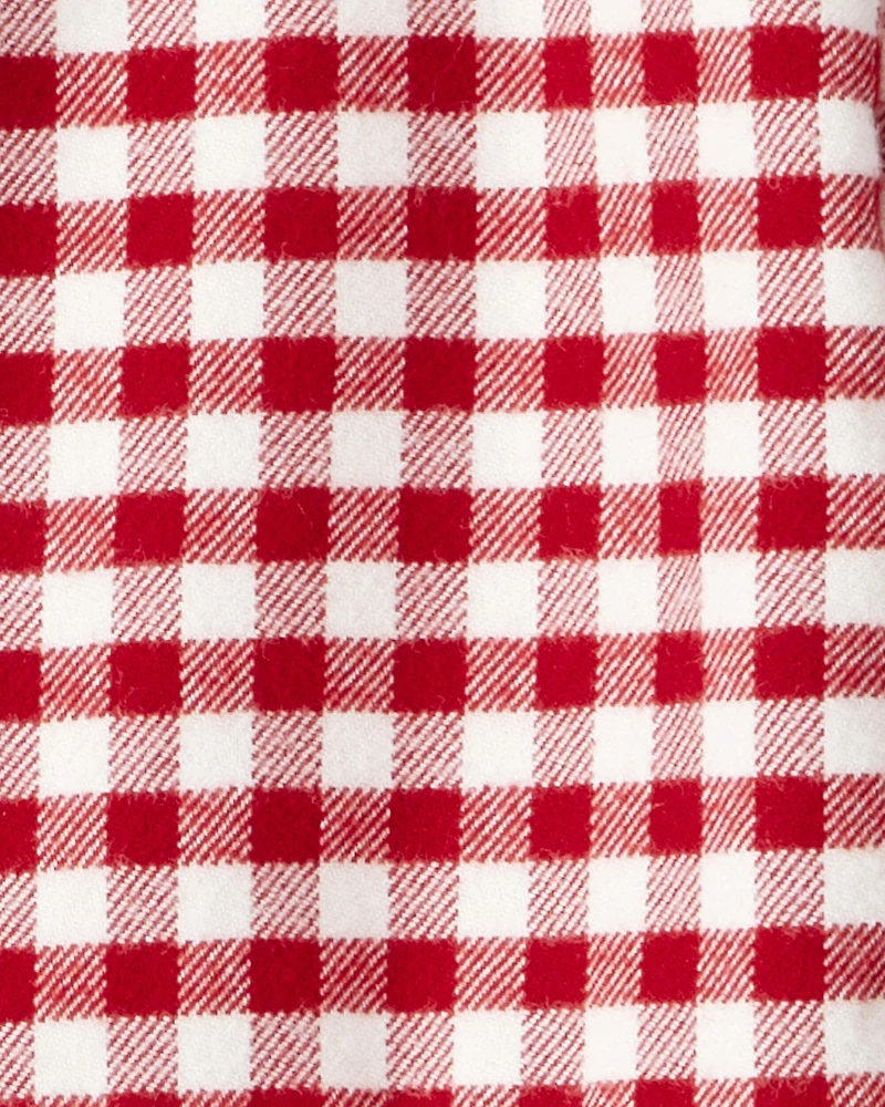 Toddler Girl Organic Cotton Flannel Dress