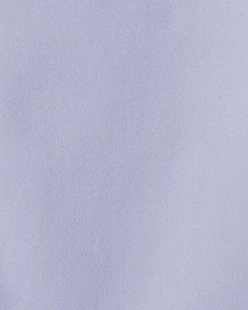 Girls Short-Sleeve Peplum Set - Blue