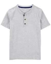 Kid Short-Sleeve Henley Tee