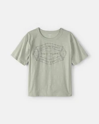 Boys 'New York' Graphic Tee - Green