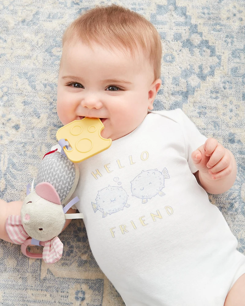 Bandana Buddies Chime & Teethe Toy - Mouse