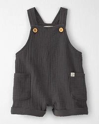 Baby Organic Cotton Gauze Shortalls