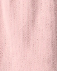 Toddler Girl Flutter-Sleeve Seersucker Top - Pink