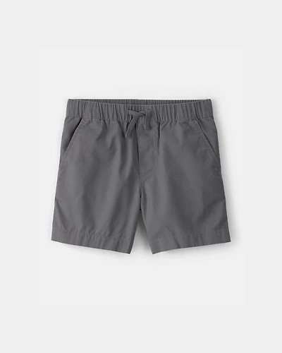 Boys Canvas Shorts - Grey