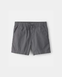 Boys Canvas Shorts - Grey