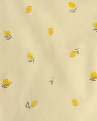 Baby Girl 2-Piece Lemon Top & Short Set - Yellow