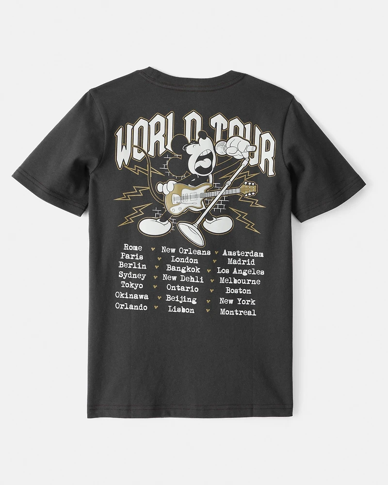 Boys Disney© Mickey Mouse Short-Sleeve Graphic Tee - Black