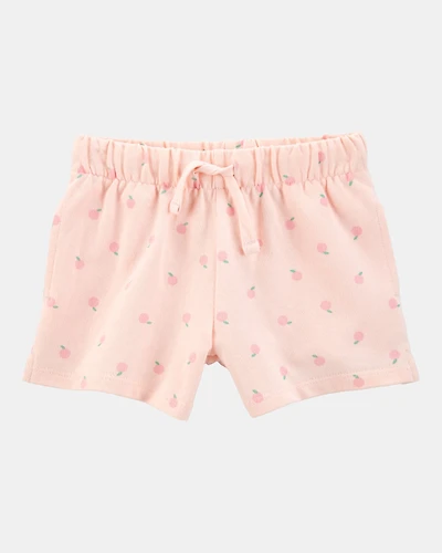 Toddler Girl Pull-On French Terry Shorts - Pink