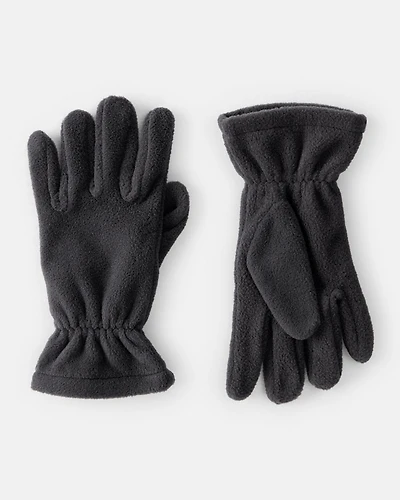 Boys Fleece Gloves - Black