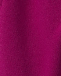 Baby Girl Fleece Pants - Maroon