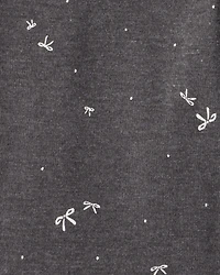 Baby Girl 4-Pack Sheep Print Long-Sleeve Multipack Bodysuits - Black/White