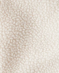 Baby Boy 3-Piece Fleece Vest Outfit Set - Green