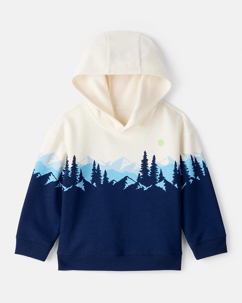 Toddler Boy DayDream Fleece Mountain Print Hoodie