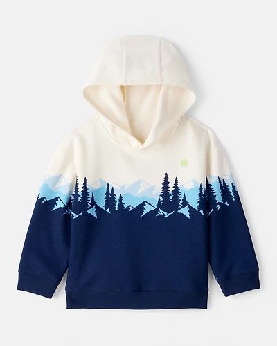 Toddler Boy DayDream Fleece Mountain Print Hoodie