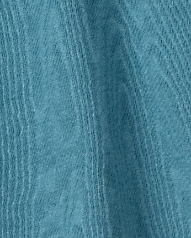 Baby Boy Long-Sleeve Pocket Tee - Teal