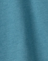 Baby Boy Long-Sleeve Pocket Tee - Teal
