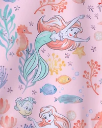 Toddler Girl Disney© Ariel 1-Piece Swimsuit - Pink