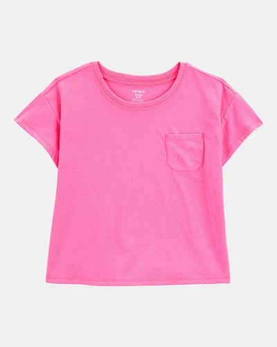 Kid Solid Short-Sleeve Fashion Top