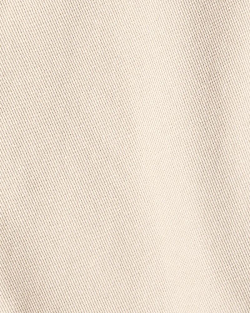 Boys Cotton Long-Sleeve Fashion Jacket - Cream