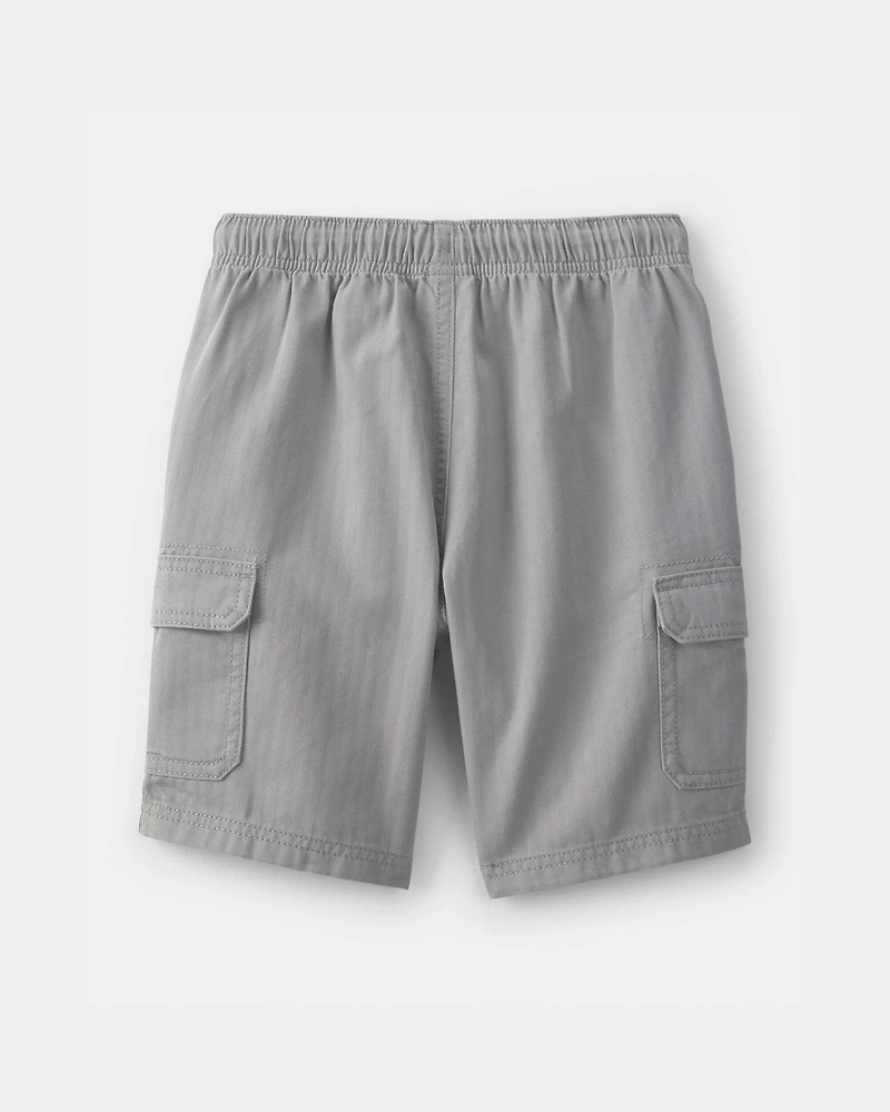Boys Cargo Shorts - Grey
