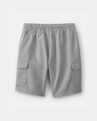 Boys Cargo Shorts - Grey