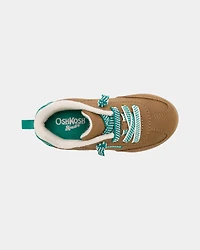 Toddler Boy Varsity Sneakers - Brown/Green