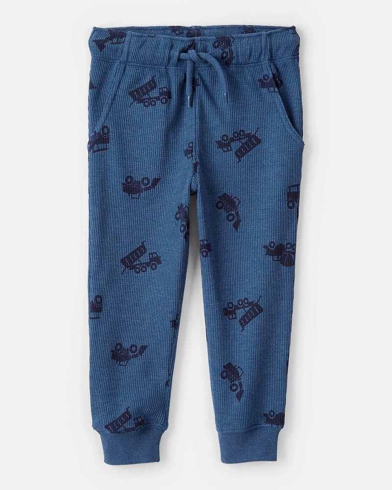 Toddler Boy 2-Piece Truck Print Hoodie and Joggers Set