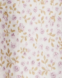 Baby Girl 2-Piece Cardigan & Pants Set Made with Organic Cotton in Botanic Muse Print