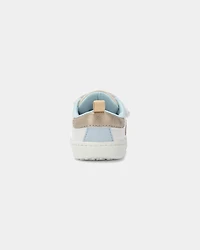 Baby Girl Every Step® First Walker Heart Casual Shoes - White/Tan
