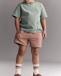 Toddler Boy City Park™ Short - Mocha Brown
