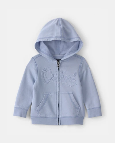 Baby OshKosh Logo Zip-Up Hoodie - Blue