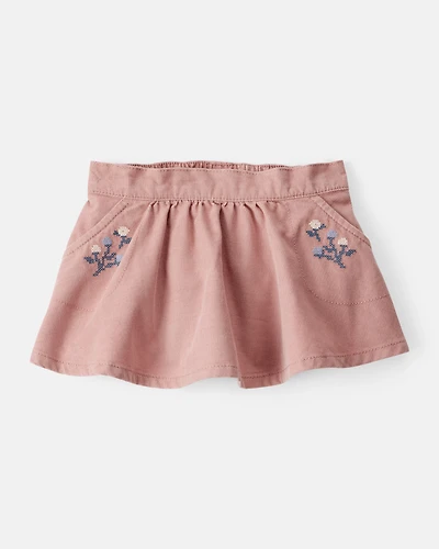 Baby Girl Corduroy Skirt - Pink