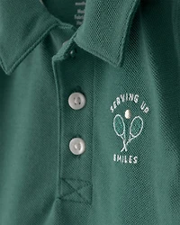 Baby Boy 2-Piece Top & Short Set - Green