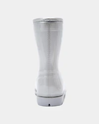 Toddler Girl Rain Boots - Silver