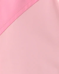 Toddler Girl Colorblock Raincoat - Pink