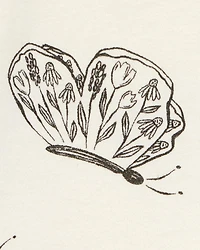 Toddler Girl Butterfly Short-Sleeve Peplum Tee - Cream