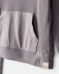 Baby Boy Waffle Knit Long-Sleeve Tee & Pant Set - Grey