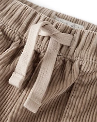 Toddler Organic Cotton Corduroy Drawstring Pants